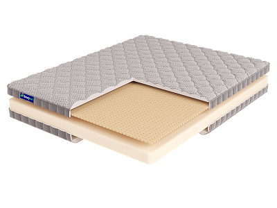 Матрас FOAM 10 Latex 200x200 19018 средней жесткости высотой 11 см 400_400_1745284